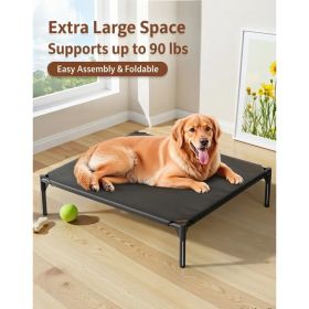 Pet Bed, No Assembly Required, Foldable, Portable, Waterproof & Moisture-Proof, Breathable & Antibacterial, All-Season Sleeping Mat For Cats And Dogs, (Option: OxfordclothXL)