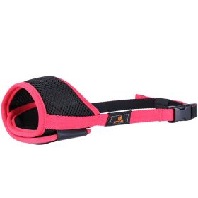 Mouth Cover To Prevent Eating Indiscriminately Large Labrador Dog (Option: Red-XS)